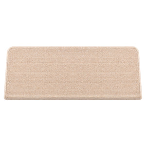 Lot de 15 marchettes d'escalier rectangulaires antidérpantes 65 x 24 cm avec bord [en.casa]
