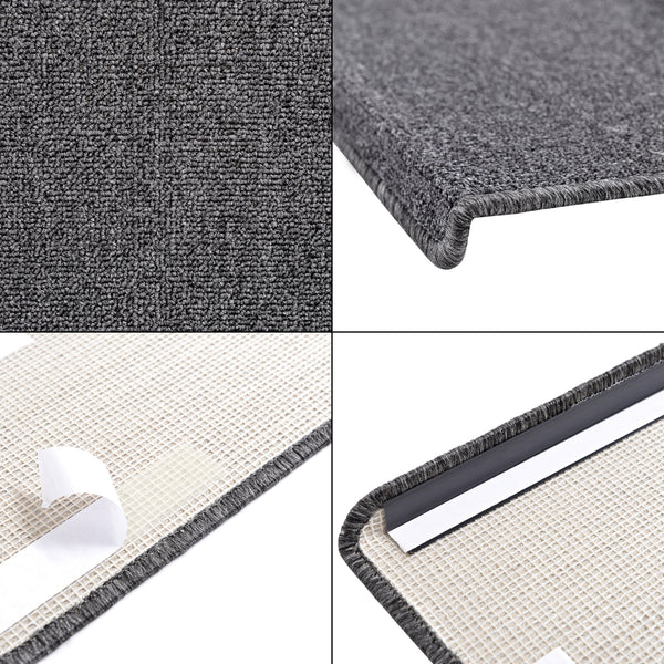 Trapmat zelfklevend set van 15 65x24+4 cm - 4 varianten