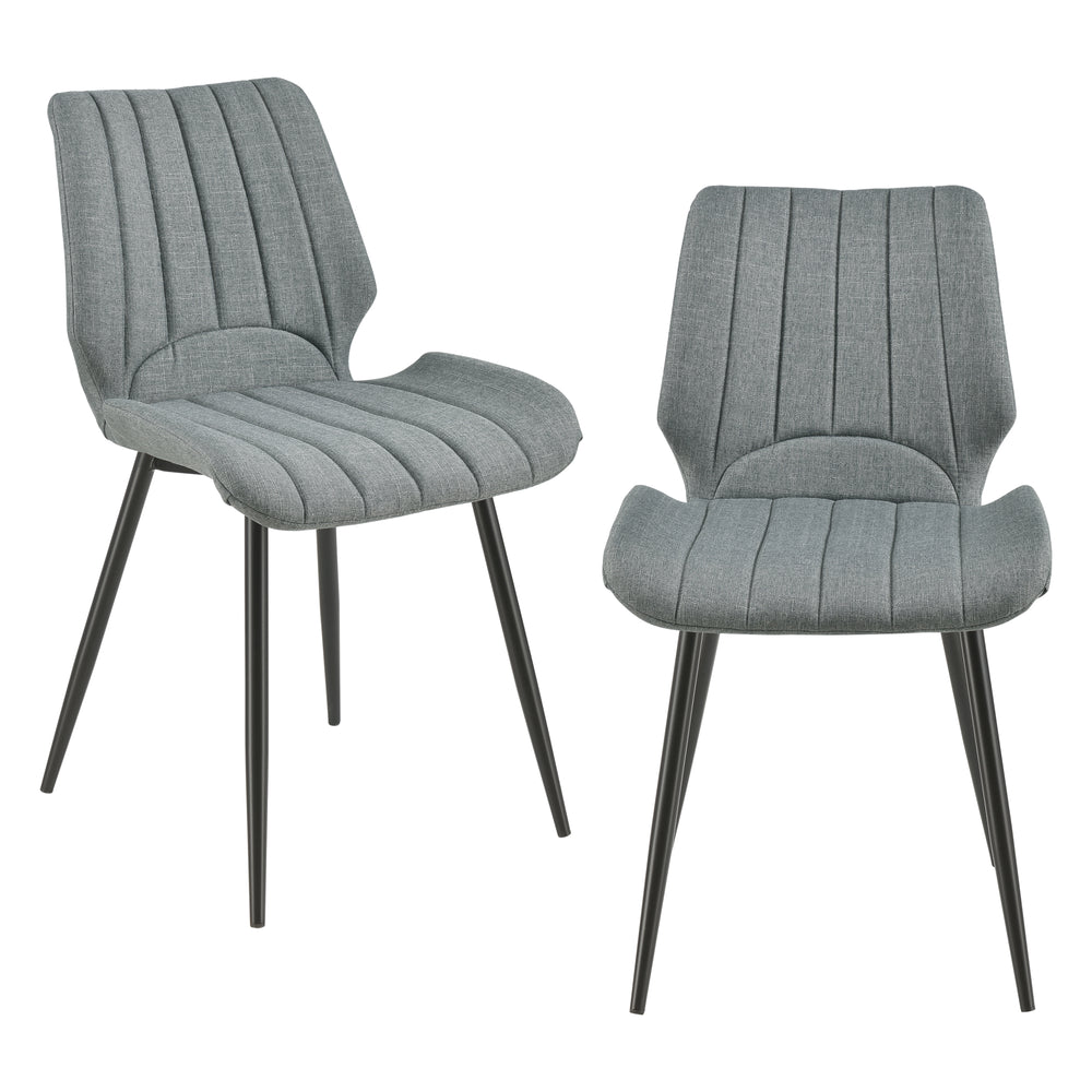 2-delige set eetkamerstoelen Mendoza in verschillende kleuren en uitvoeringen en.casa - premiumXL