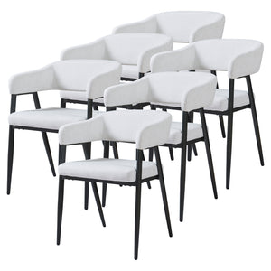 Lot de chaises de salle à manger Kohlmand 77 x 59 x 55 cm [en.casa]