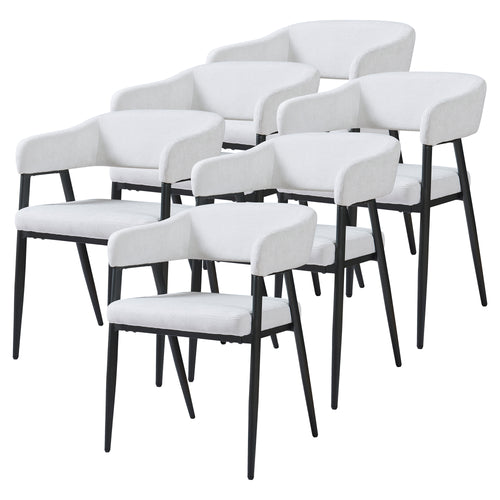 Lot de chaises de salle à manger Kohlmand 77 x 59 x 55 cm [en.casa]