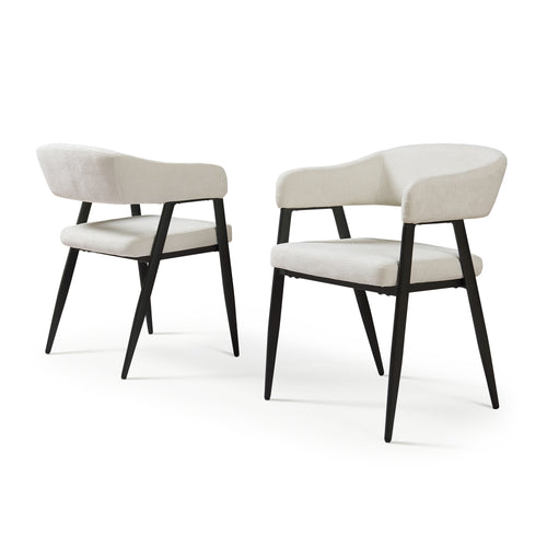 Lot de chaises de salle à manger Kohlmand 77 x 59 x 55 cm [en.casa]