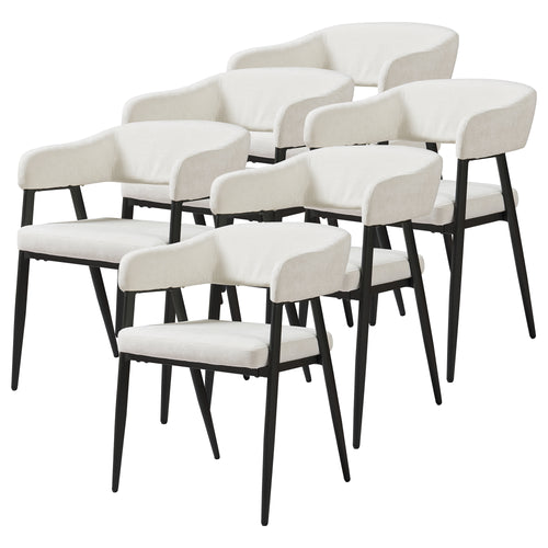 Lot de chaises de salle à manger Kohlmand 77 x 59 x 55 cm [en.casa]