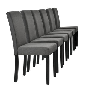 Ensemble de chaises de salle à manger Hamburg tissu [en.casa] - premiumXL