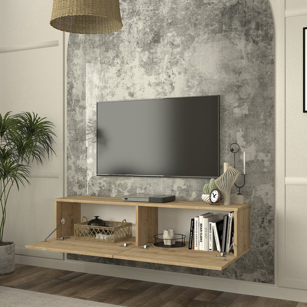 Meuble TV mural Nolven [en.casa]