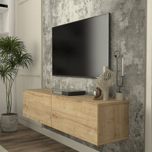 Meuble TV mural Nolven [en.casa]