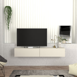 Meuble TV mural Nolven [en.casa]