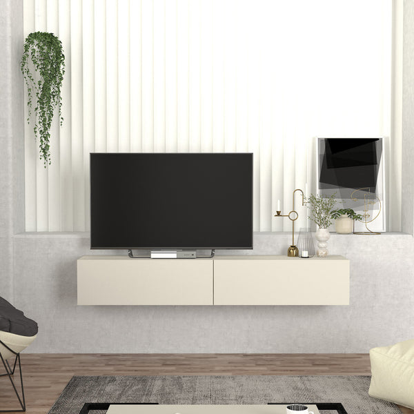 Meuble TV mural Nolven [en.casa]