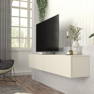 Meuble TV mural Nolven [en.casa]