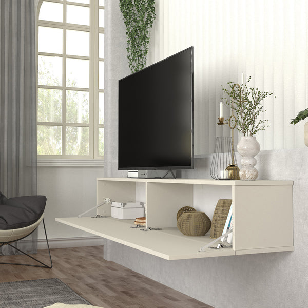 Meuble TV mural Nolven [en.casa]