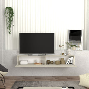 Meuble TV mural Nolven [en.casa]