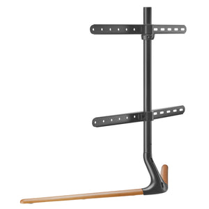 Support TV Ystad noir effet bois pro.tec