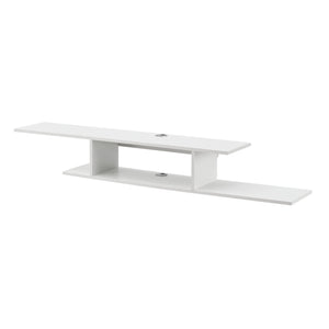 [en.casa] TV wandplank Støvring 21x150x25 cm - 3 varianten