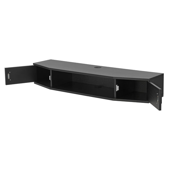[en.casa] TV wandplank Tørring 17,5x110x30 cm - 3 varianten