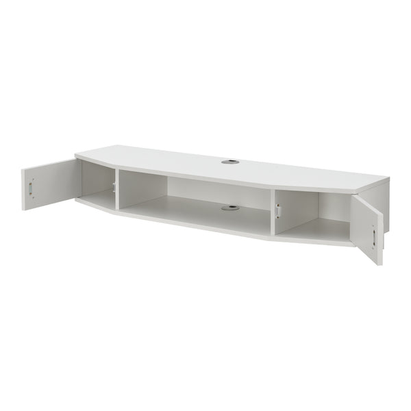 [en.casa] TV wandplank Tørring 17,5x110x30 cm - 3 varianten