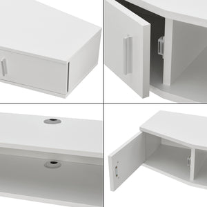 [en.casa] TV wandplank Tørring 17,5x110x30 cm - 3 varianten