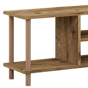 Meuble TV Ærøskøbing avec espace de rangement 43 x 120 x 29 cm [en.casa]
