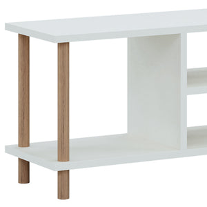 Meuble TV Ærøskøbing avec espace de rangement 43 x 120 x 29 cm [en.casa]