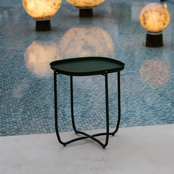 Tuintafel Sandefjord bijzettafel metaal [en.casa]