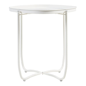 Tuintafel Sandefjord bijzettafel metaal [en.casa]