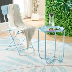 Tuintafel Sandefjord bijzettafel metaal [en.casa]