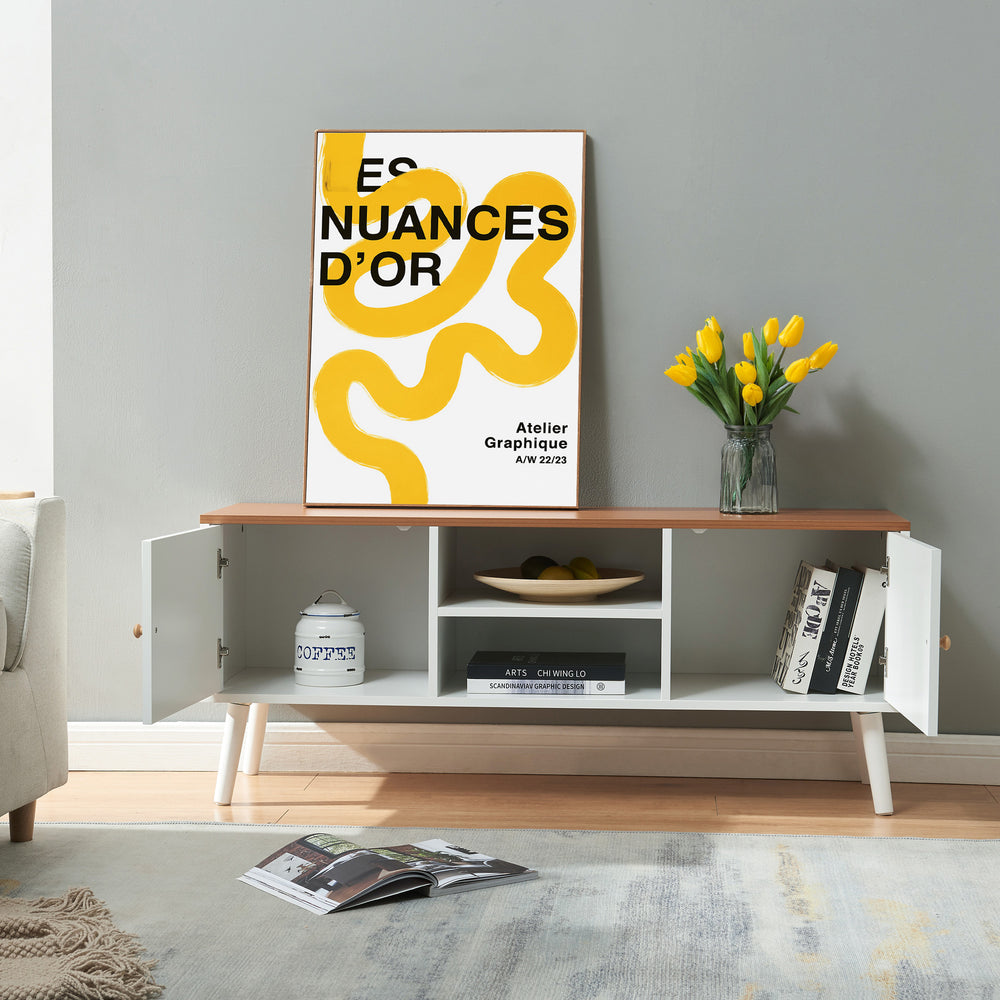 Meuble TV Reyljand 120 x 35 x 50 cm [en.casa]