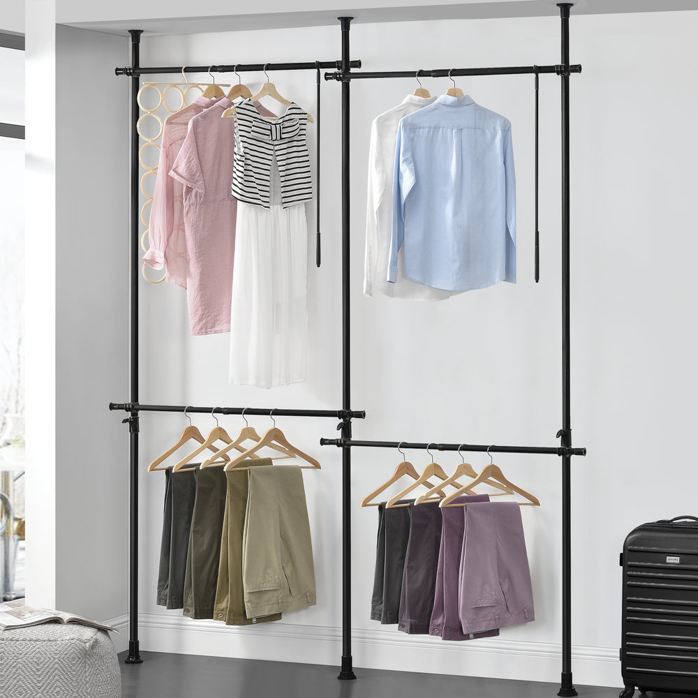 Telescoopgarderobe Kemi [en.casa] - premiumXL