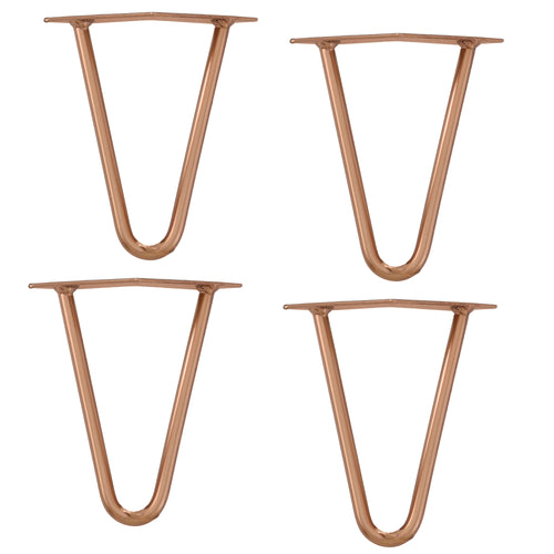 [en.casa] Pieds de table en épingles à cheveux – set de pieds en épingles à cheveux  (4 piéces)