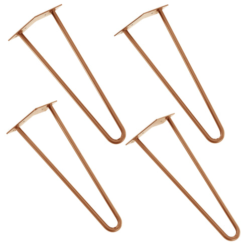 [en.casa] Pieds de table en épingles à cheveux – set de pieds en épingles à cheveux  (4 piéces)