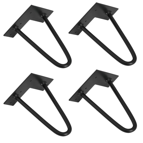 [en.casa] Pieds de table en épingles à cheveux – set de pieds en épingles à cheveux  (4 piéces)