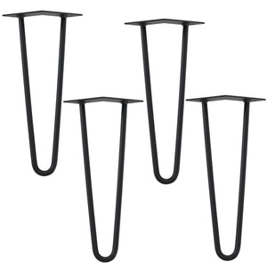 [en.casa] Pieds de table en épingles à cheveux – set de pieds en épingles à cheveux  (4 piéces)