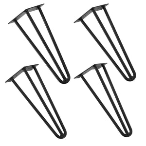 [en.casa] Pieds de table en épingles à cheveux – set de pieds en épingles à cheveux  (4 piéces)