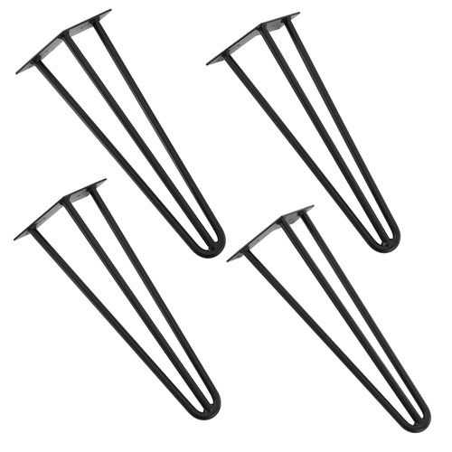 [en.casa] Pieds de table en épingles à cheveux – set de pieds en épingles à cheveux  (4 piéces)