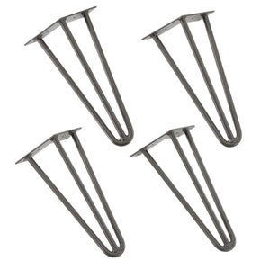[en.casa] Pieds de table en épingles à cheveux – set de pieds en épingles à cheveux  (4 piéces)