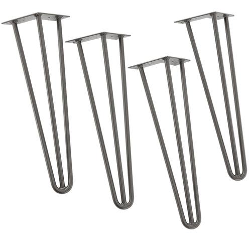 [en.casa] Pieds de table en épingles à cheveux – set de pieds en épingles à cheveux  (4 piéces)