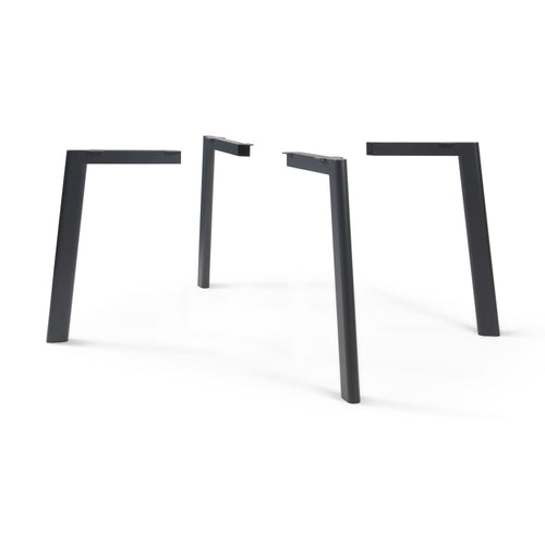 Pieds de table Hostang lot de 4 - 50x8x71 cm noir [en.casa] - premiumXL