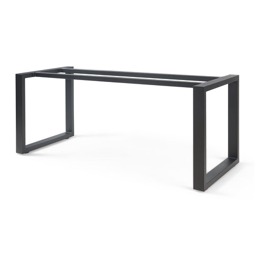 Piétement de table Vestmalu acier laqué noir [en.casa]