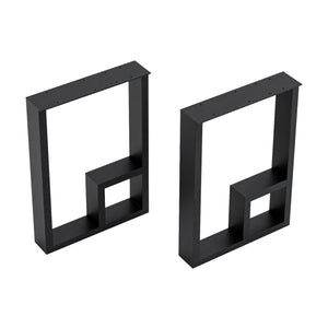 Tafelonderstel Kauhava 2-delig Set Staal [en.casa] - premiumXL