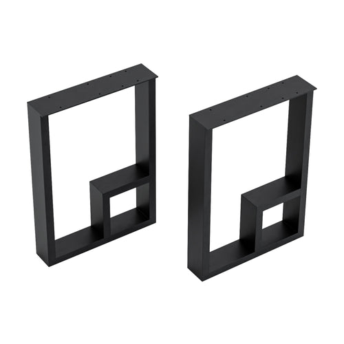 Tafelonderstel Kauhava 2-delig Set Staal [en.casa] - premiumXL