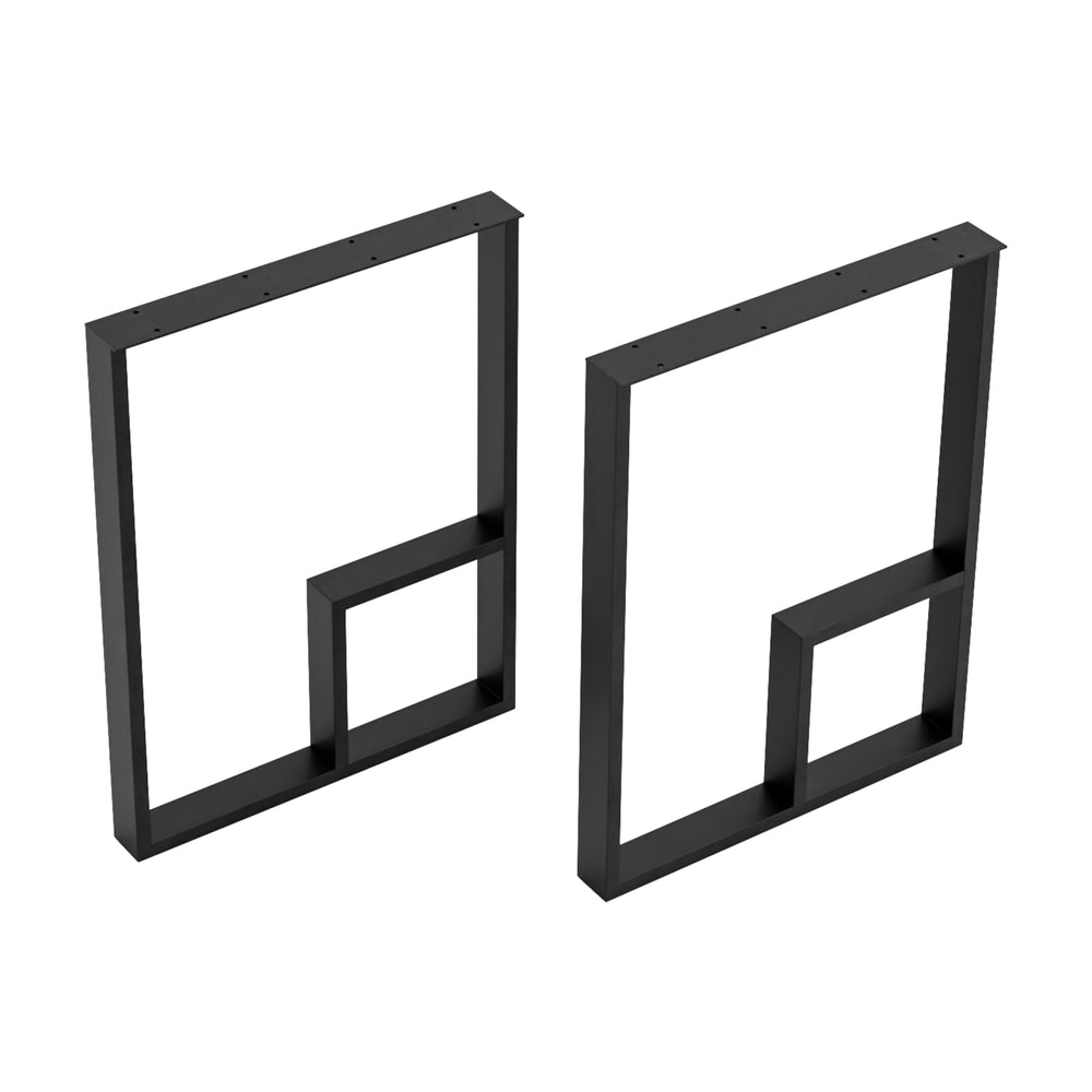 Piètement de table Kauhava lot de 2 acier [en.casa] - premiumXL