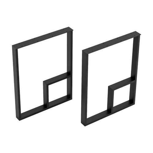 Piètement de table Kauhava lot de 2 acier [en.casa] - premiumXL