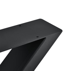 Set de 2 Pieds de Table Greith Métal Forme X [en.casa] 