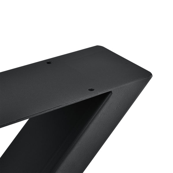Set de 2 Pieds de Table Greith Métal Forme X [en.casa] 