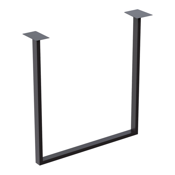 Set de 2 pieds de table Holsted rectangulaires en acier [en.casa]