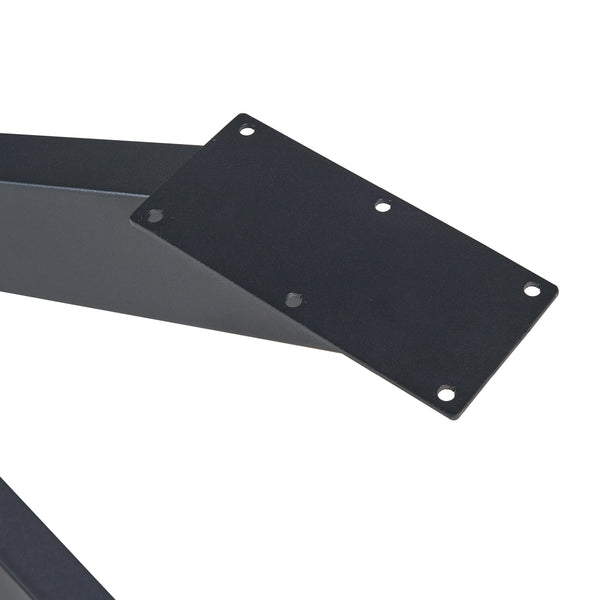 Stalen onderstel Oberau tafelpoot zwart [en.casa]