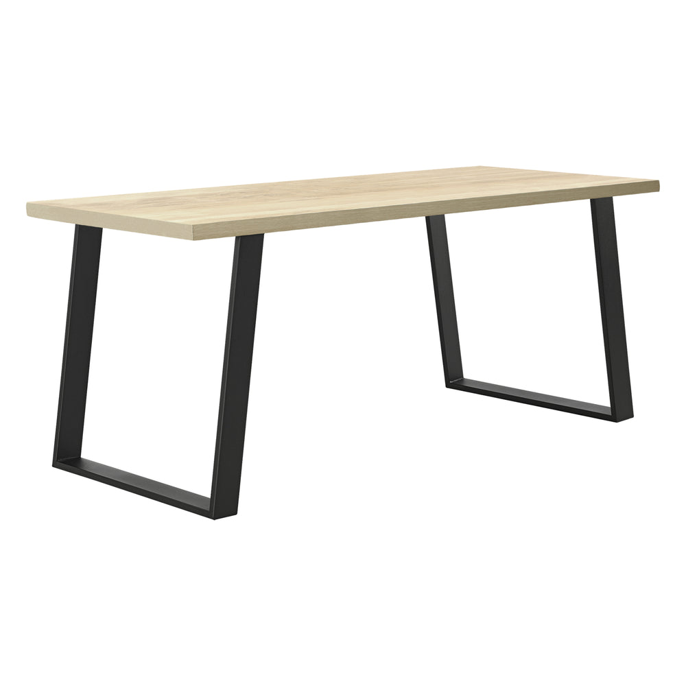 Lot de 2 piètements de table en différentes tailles acier noir mat en.casa - premiumXL