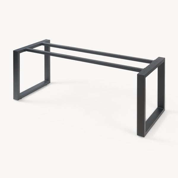 Piétement de table Vestmalu acier laqué noir [en.casa]