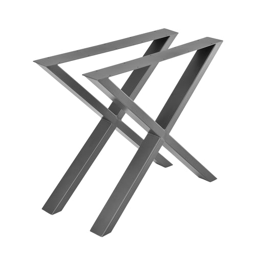 Piètement de table Greith lot de 2 - forme X en différentes couleurs et tailles [en.casa] - premiumXL