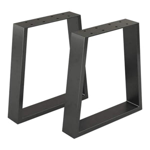 Tafelonderstel Marstal 42x40cm Zwart [en.casa] - premiumXL