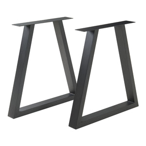 Tafelonderstel 2-delige set Lyngby 72x55/70cm Zwart [en.casa] - premiumXL
